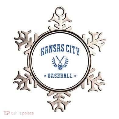 Kansas City Baseball Vintage G.A.M.E.D.A.Y Retro Baseball Lover Ornament