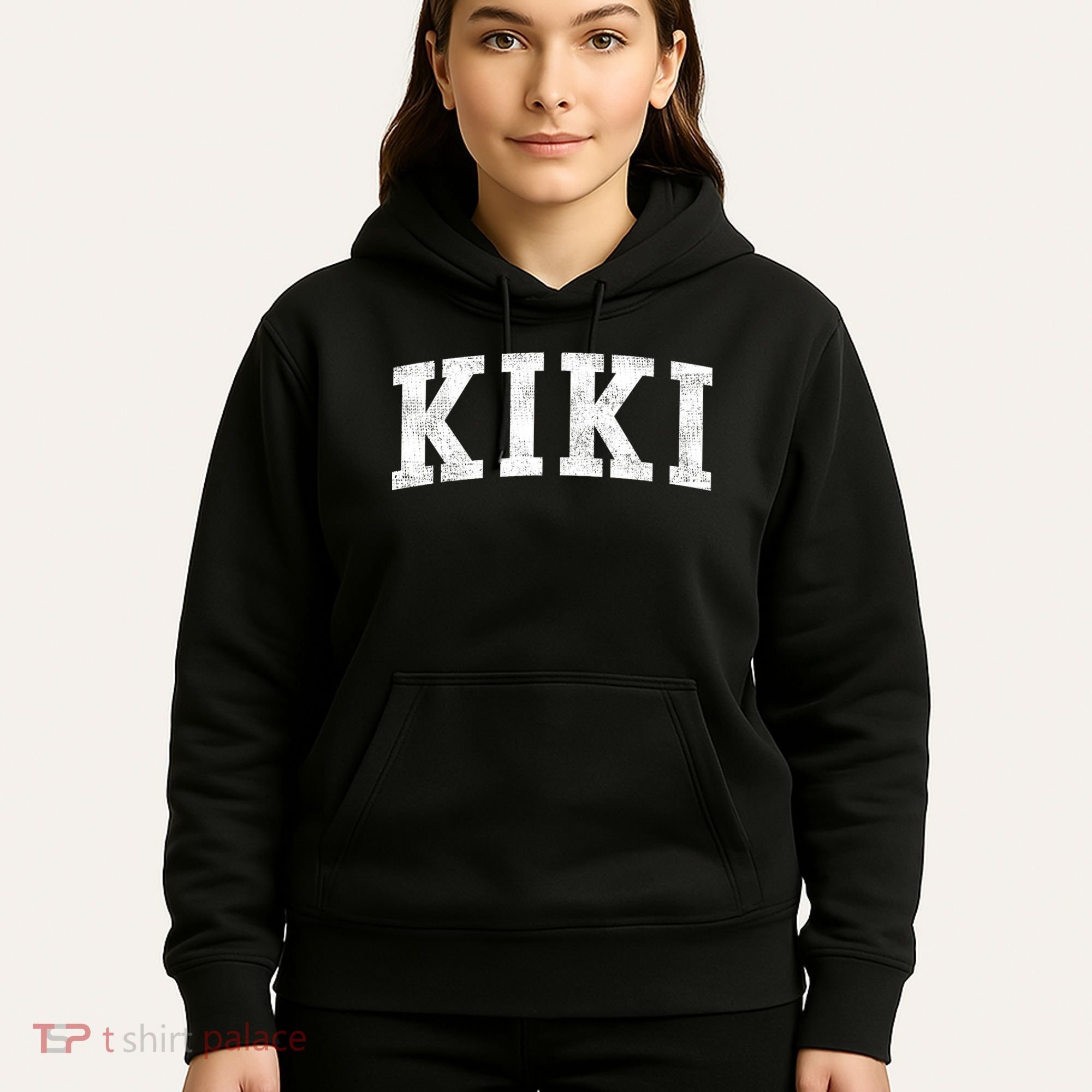 Kiki Classic Bold Font Kiki Birthday Gift Hoodie