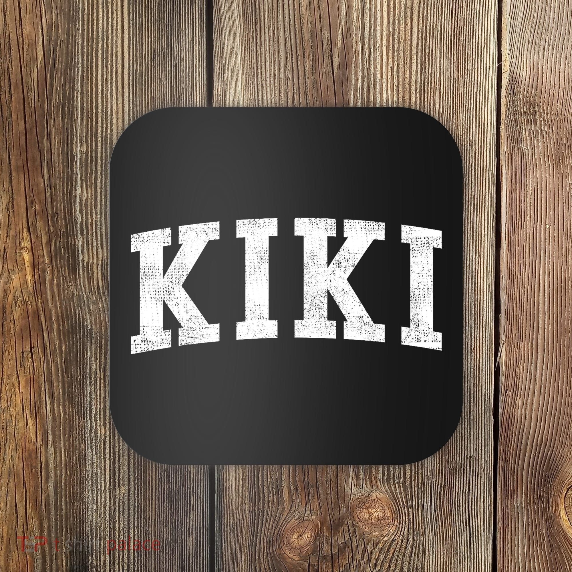 Kiki Classic Bold Font Kiki Birthday Gift Coaster