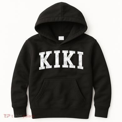 Kiki Classic Bold Font Kiki Birthday Gift Kids Hoodie