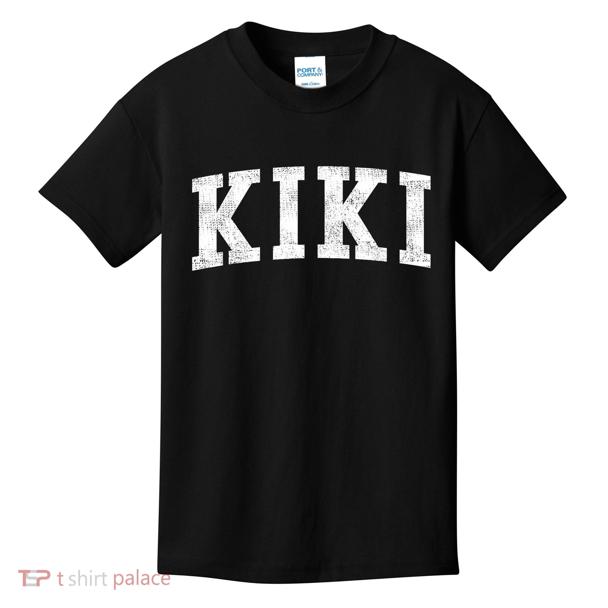 Kiki Classic Bold Font Kiki Birthday Gift Kids T-Shirt