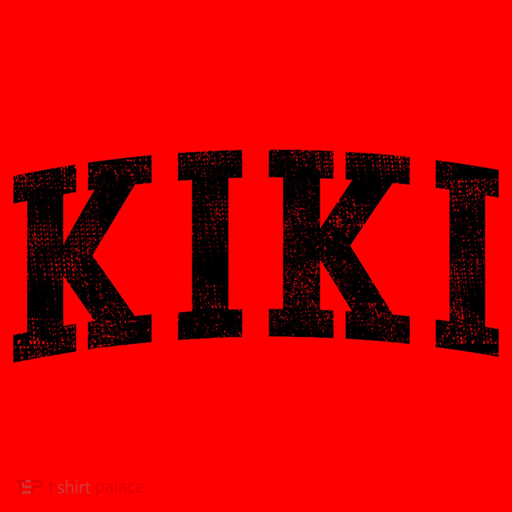 Kiki Classic Bold Font Kiki Birthday Gift Santa Hat
