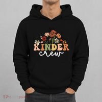 Kinder Crew Back To School Kindergarten Teacher Kinder Garten Hoodie thumb 0