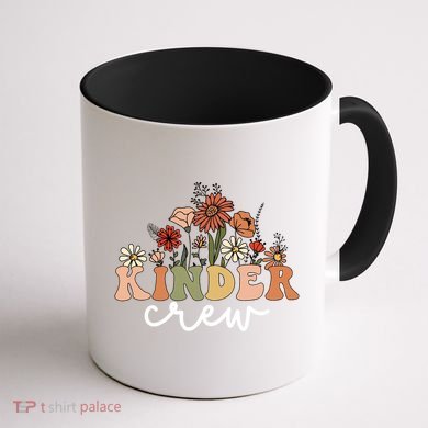 Kinder Crew Back To School Kindergarten Teacher Kinder Garten Coffee Mug back