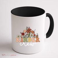 Kinder Crew Back To School Kindergarten Teacher Kinder Garten Coffee Mug thumb 1