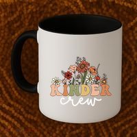 Kinder Crew Back To School Kindergarten Teacher Kinder Garten Coffee Mug thumb 2