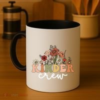 Kinder Crew Back To School Kindergarten Teacher Kinder Garten Coffee Mug thumb 4