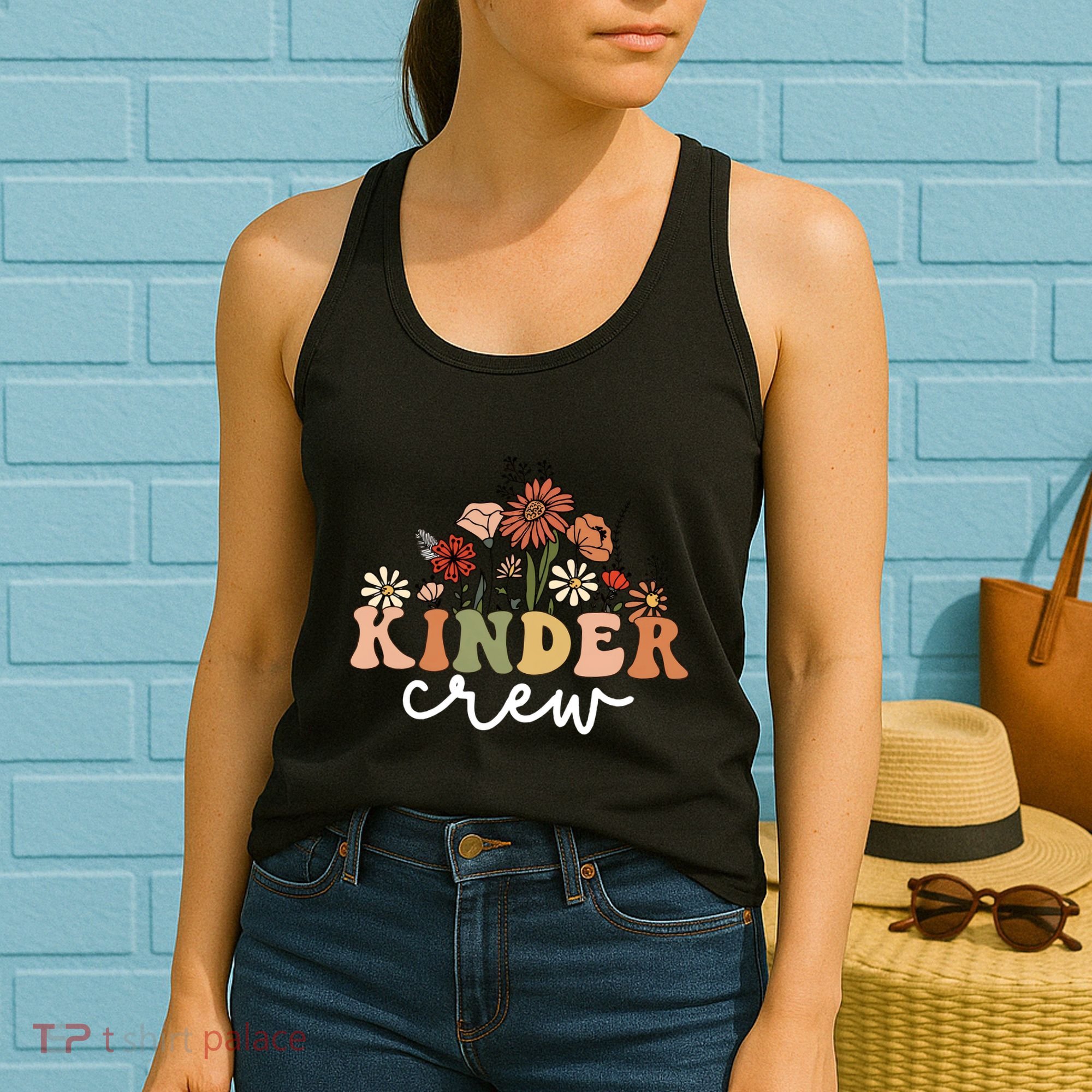 Kinder Crew Back To School Kindergarten Teacher Kinder Garten Women's Tank Top