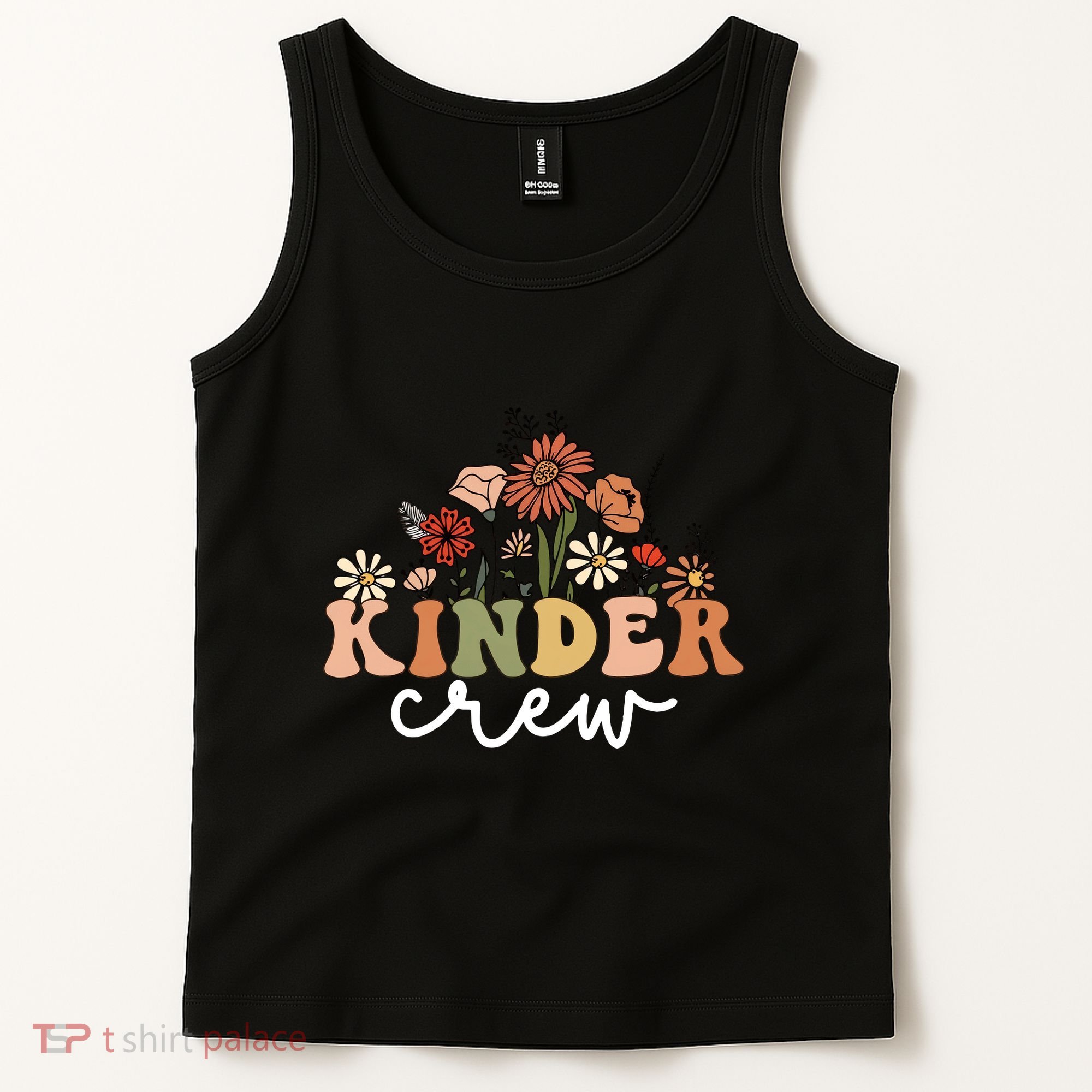 Kinder Crew Back To School Kindergarten Teacher Kinder Garten Tank Top