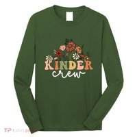 Kinder Crew Back To School Kindergarten Teacher Kinder Garten Long Sleeve Shirt thumb 0