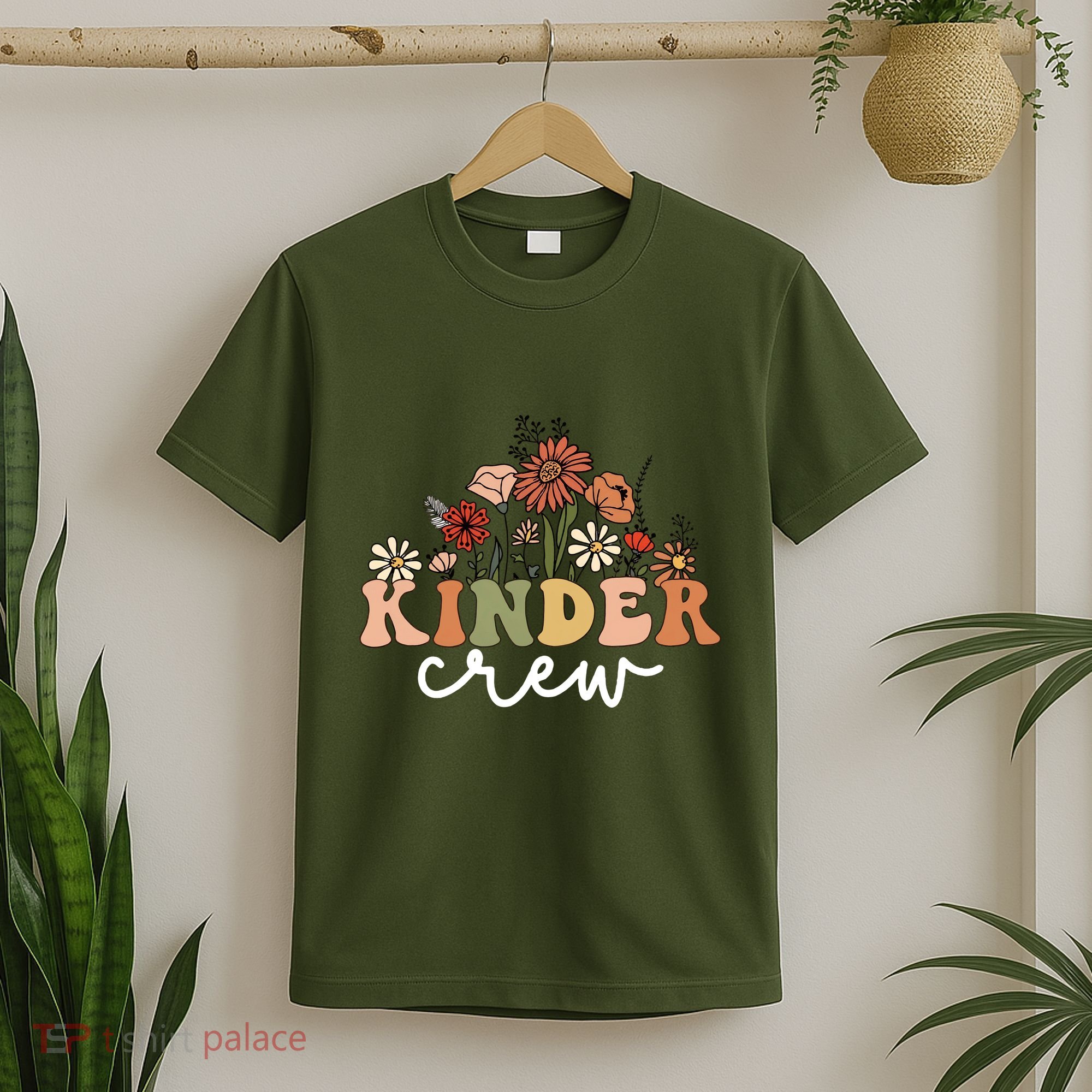Kinder Crew Back To School Kindergarten Teacher Kinder Garten T-Shirt