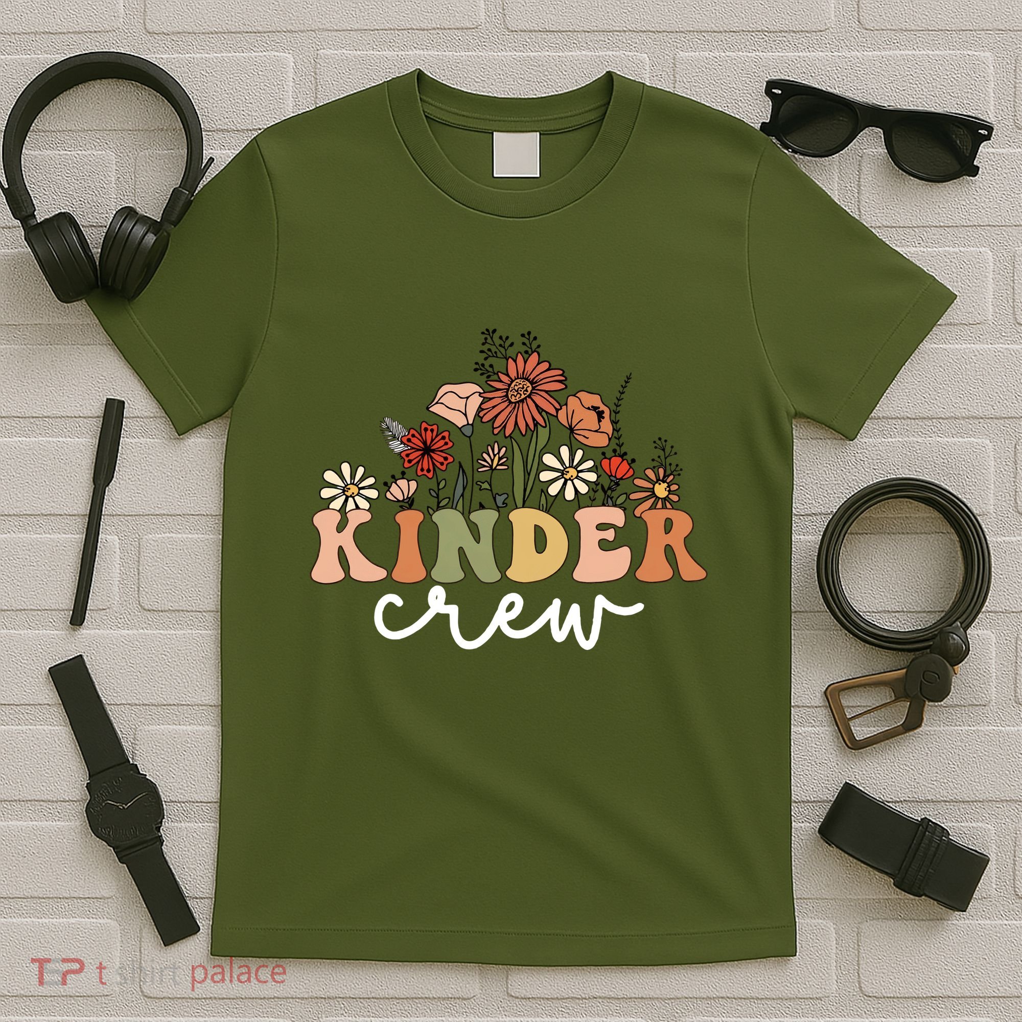 Kinder Crew Back To School Kindergarten Teacher Kinder Garten T-Shirt
