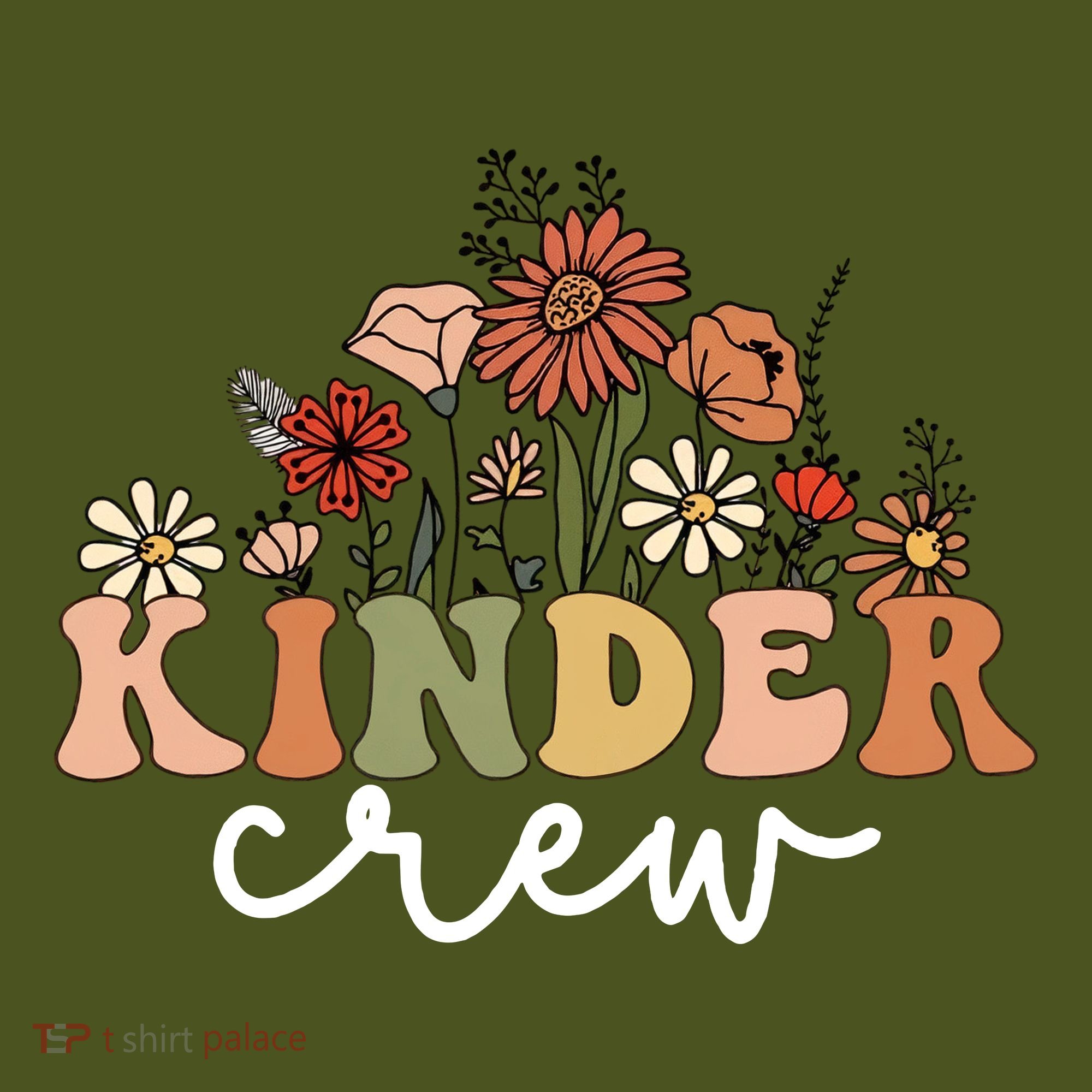 Kinder Crew Back To School Kindergarten Teacher Kinder Garten T-Shirt