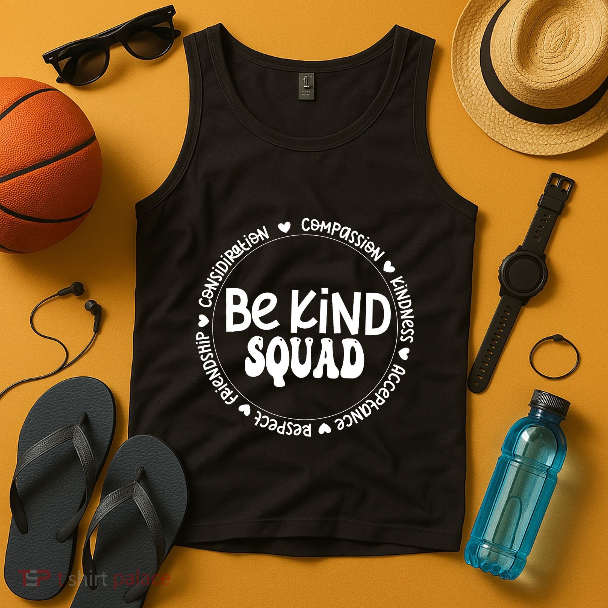 Kids Children Be Kind Squad We Wear Orange For Unity Day Tank Top