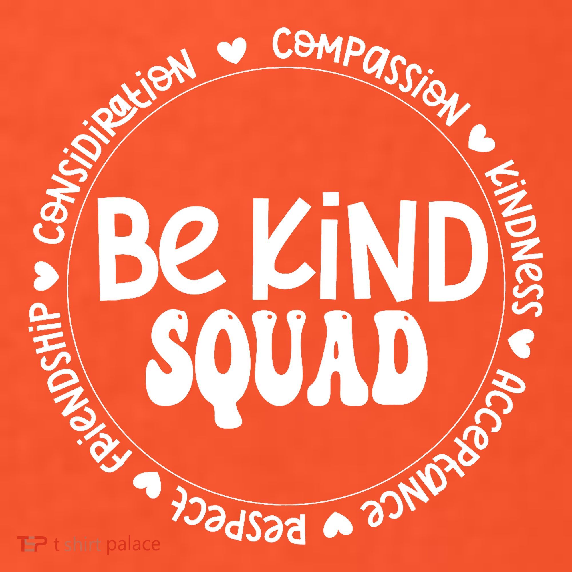 Kids Children Be Kind Squad We Wear Orange For Unity Day Polo