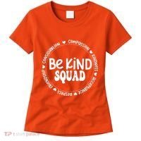 Kids Children Be Kind Squad We Wear Orange For Unity Day Women's T-Shirt thumb 0