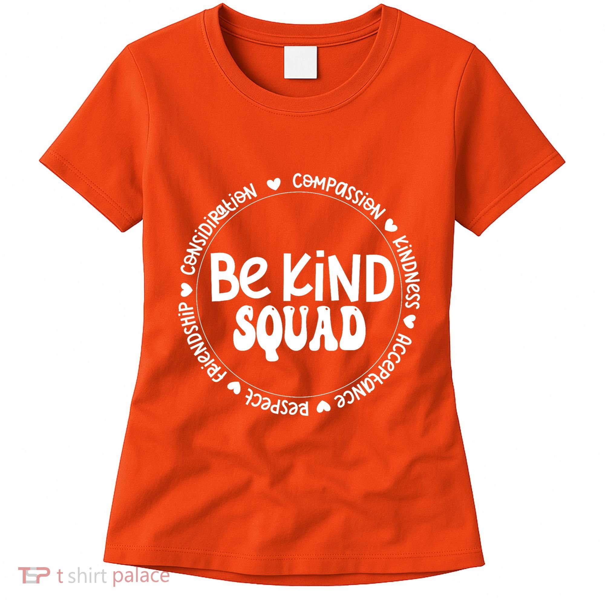 Kids Children Be Kind Squad We Wear Orange For Unity Day Women's T-Shirt