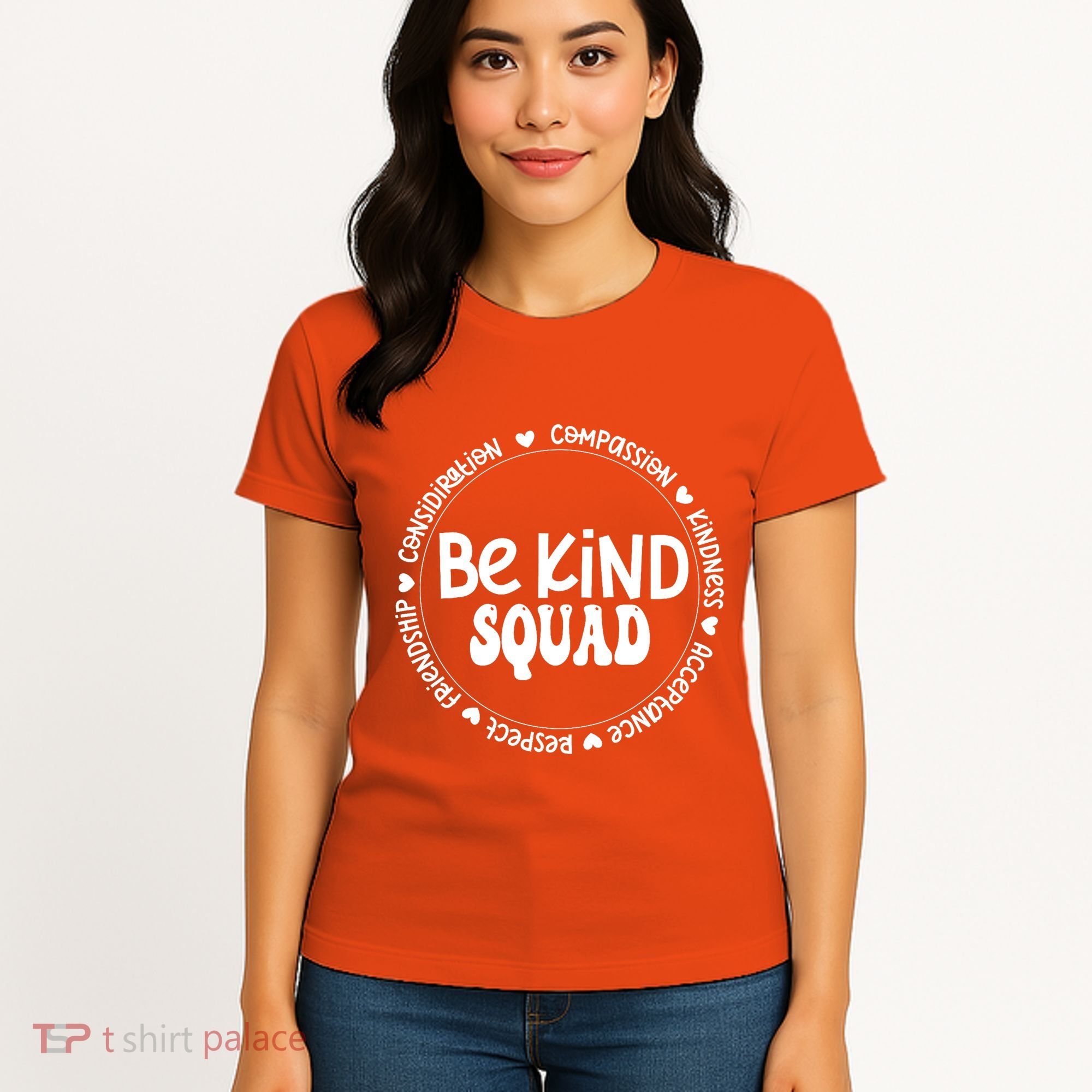 Kids Children Be Kind Squad We Wear Orange For Unity Day Women's T-Shirt