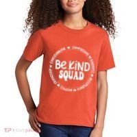 Kids Children Be Kind Squad We Wear Orange For Unity Day Kids T-Shirt thumb 2