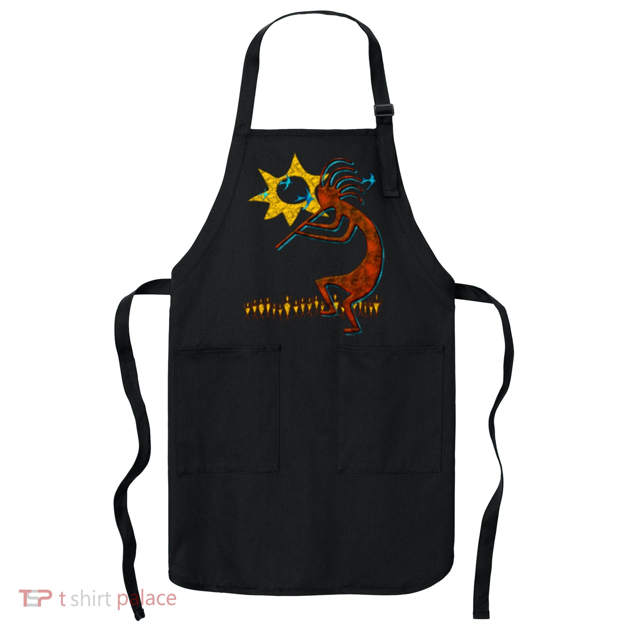 Kokopelli Concert Cool Fashion Native American Apron