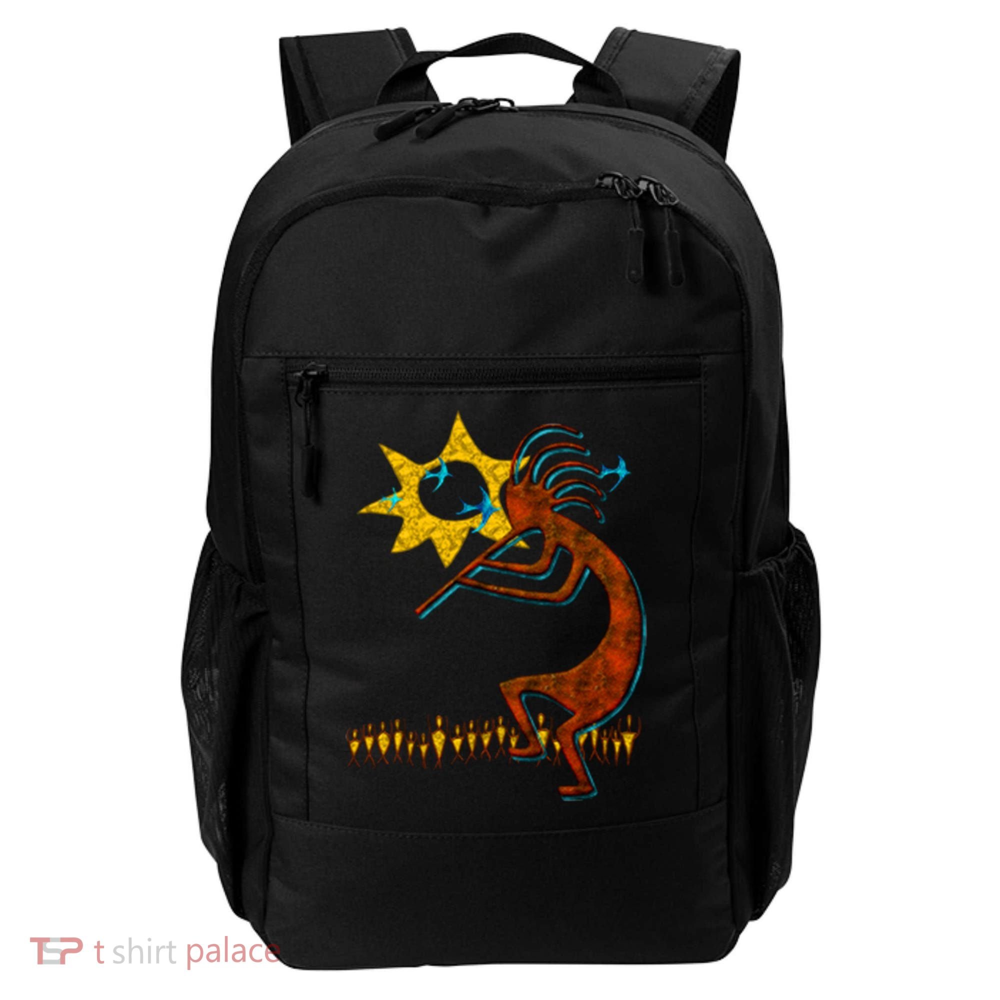 Kokopelli Concert Cool Fashion Native American Backpack