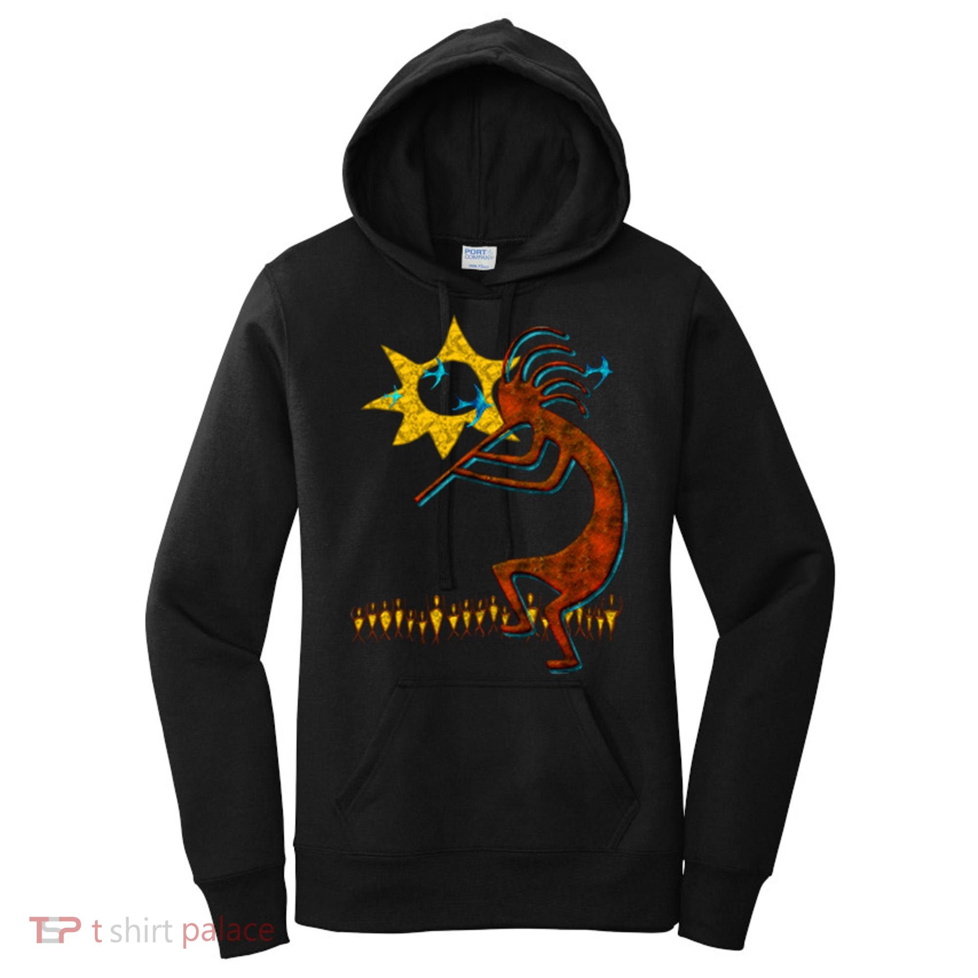Kokopelli Concert Cool Fashion Native American Women's Hoodie