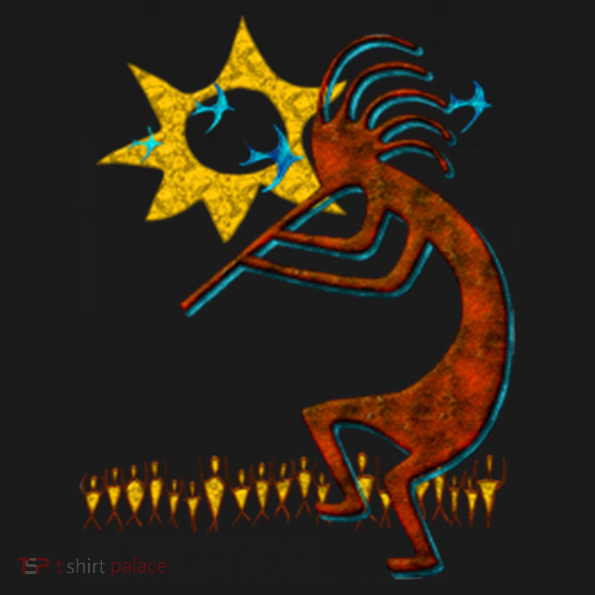 Kokopelli Concert Cool Fashion Native American Women's Tank Top