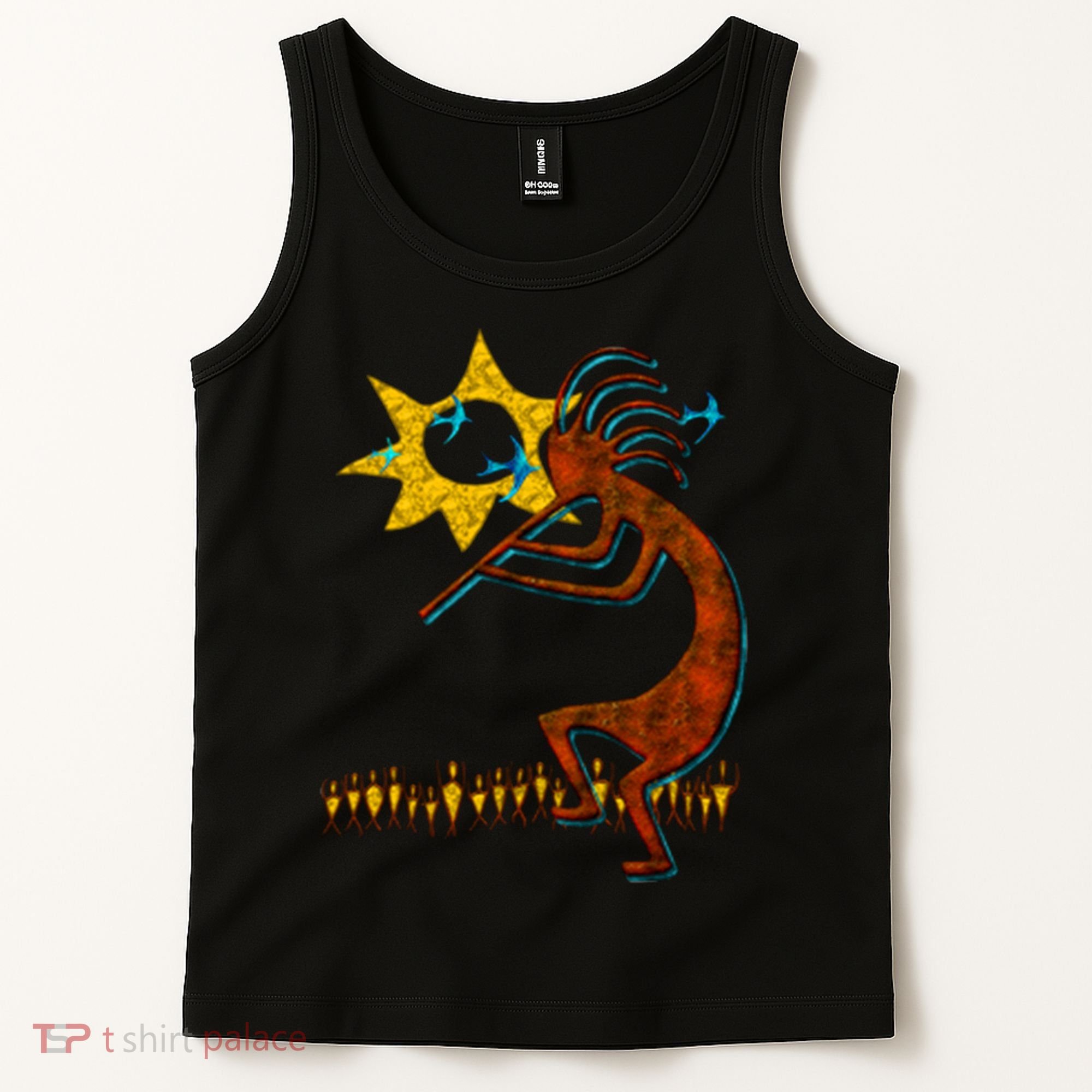 Kokopelli Concert Cool Fashion Native American Tank Top