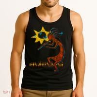 Kokopelli Concert Cool Fashion Native American Tank Top thumb 3