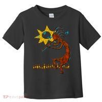 Kokopelli Concert Cool Fashion Native American Toddler T-Shirt thumb 0