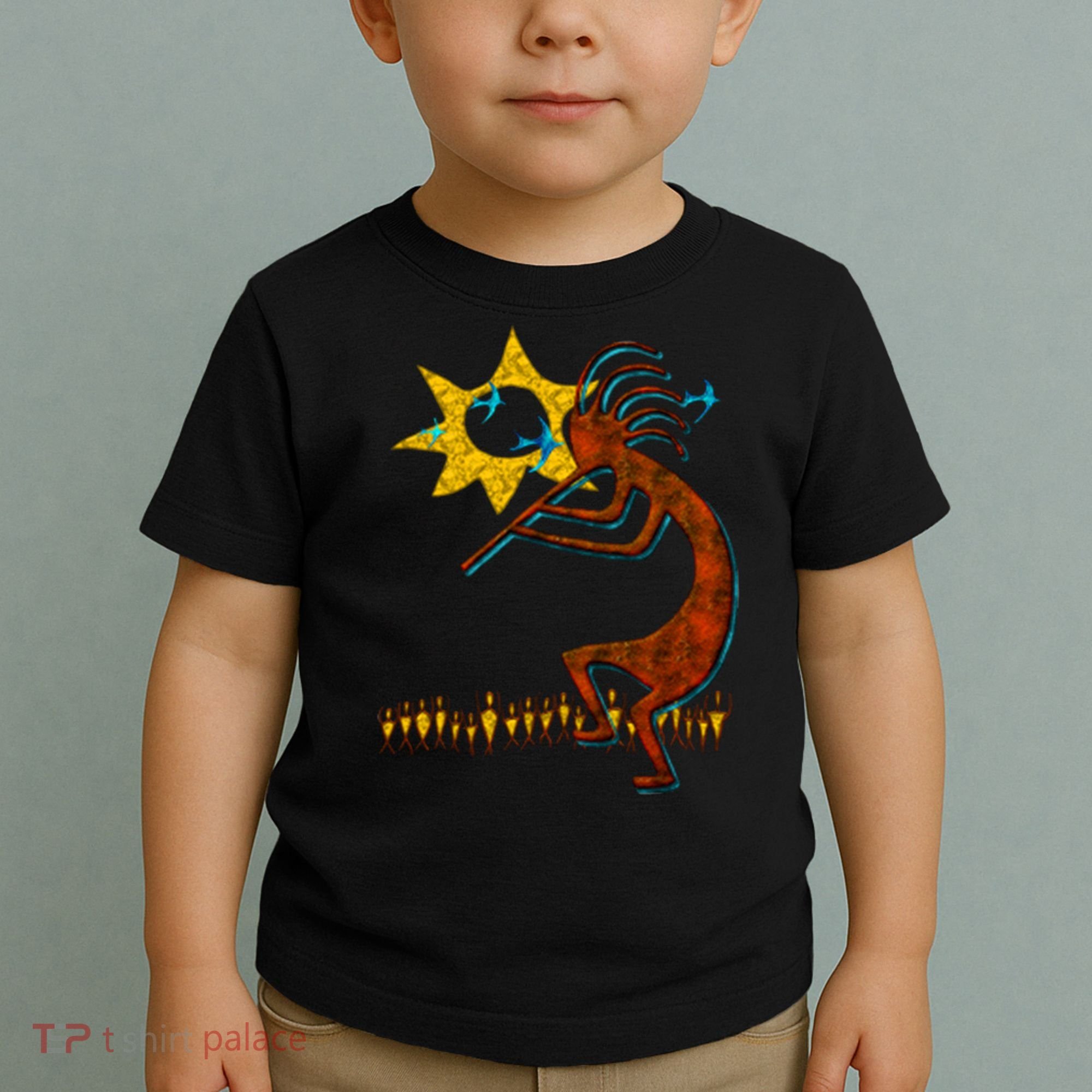 Kokopelli Concert Cool Fashion Native American Toddler T-Shirt