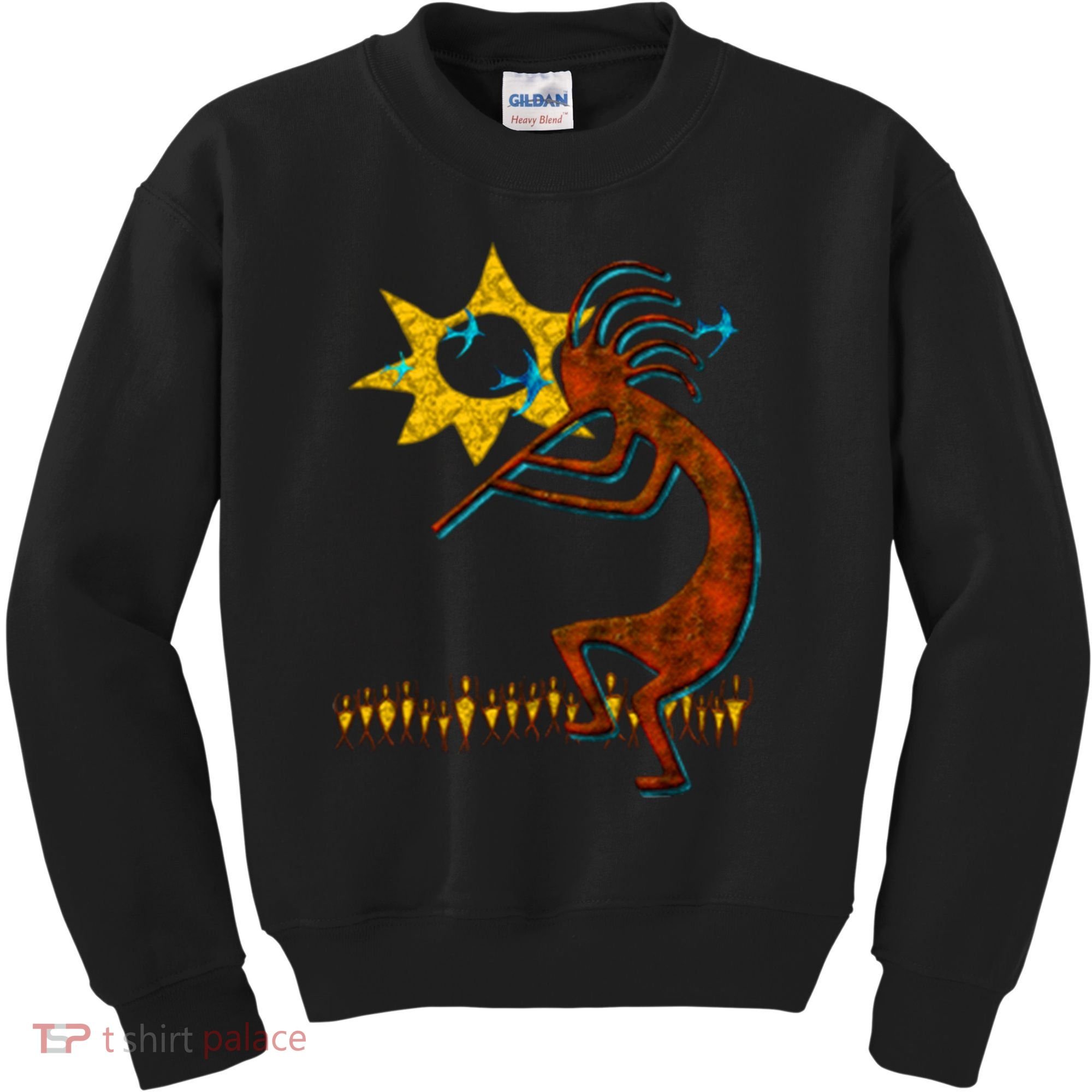 Kokopelli Concert Cool Fashion Native American Kids Sweatshirt