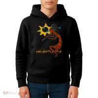 Kokopelli Concert Cool Fashion Native American Kids Hoodie thumb 4