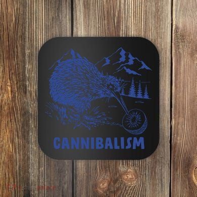 Kiwi Cannibal Cannibalism Coaster