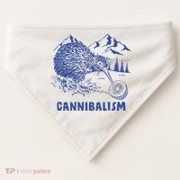 Kiwi Cannibal Cannibalism USA-Made Doggie Bandana thumb 0
