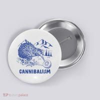 Kiwi Cannibal Cannibalism Button thumb 0