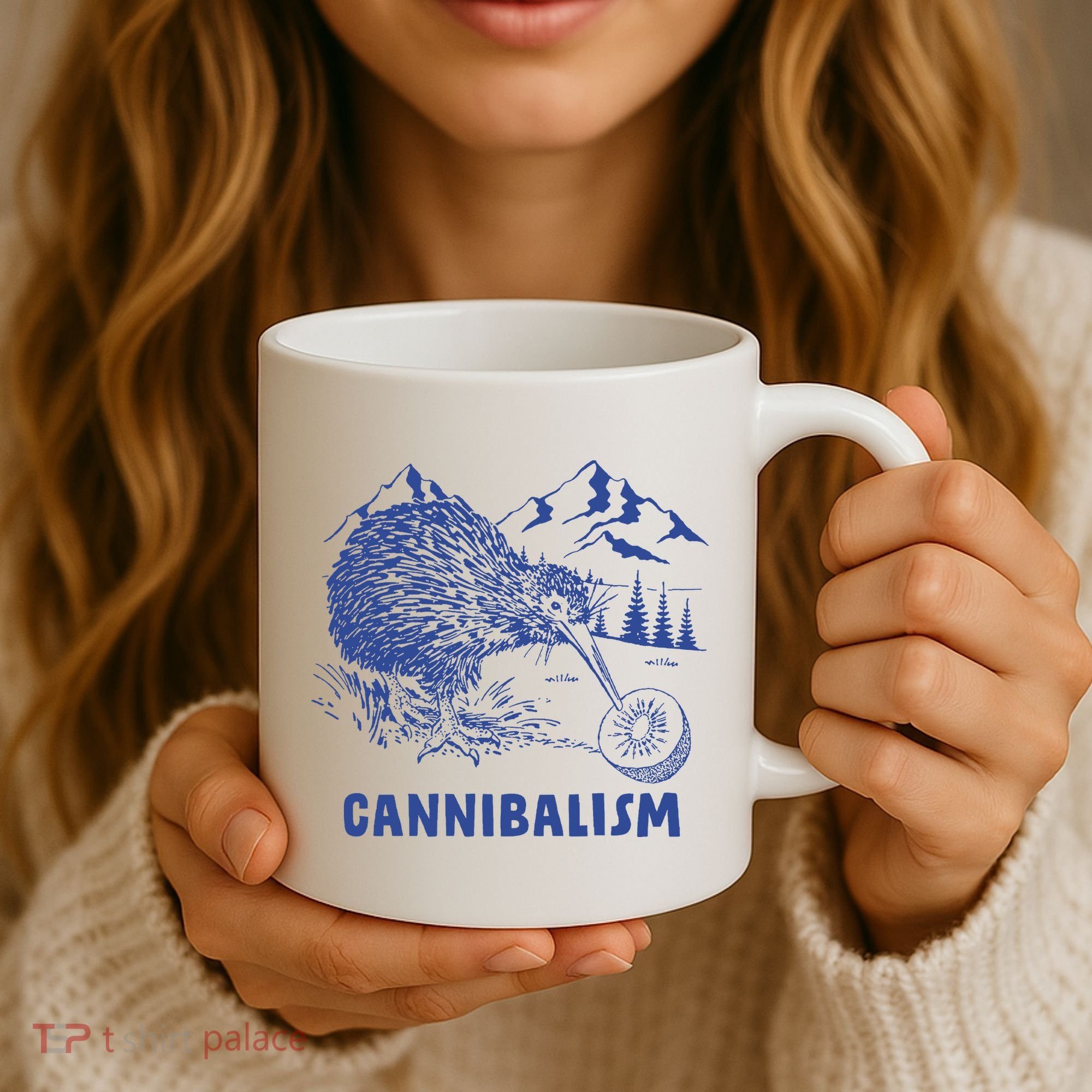 Kiwi Cannibal Cannibalism Coffee Mug