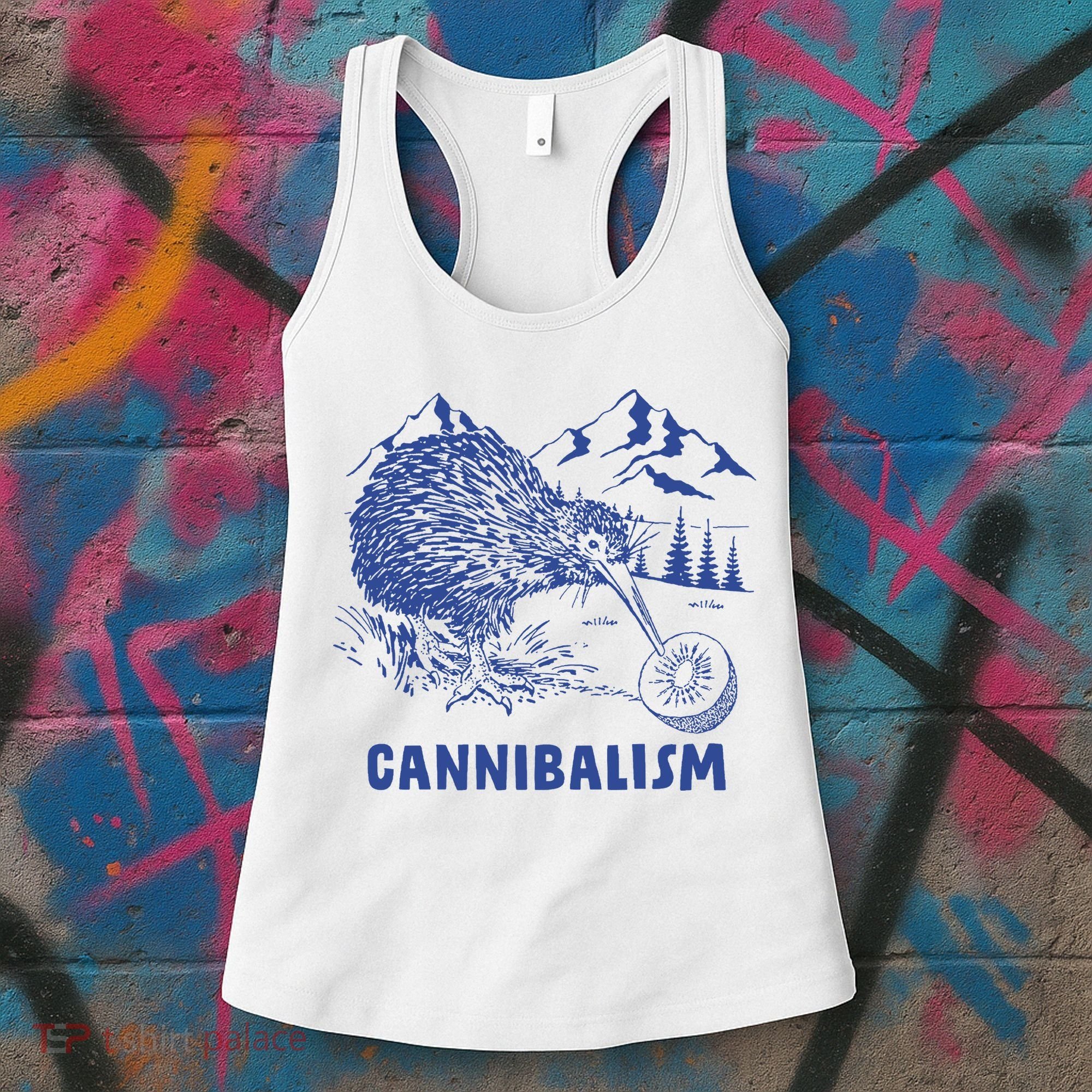 Kiwi Cannibal Cannibalism Women's Tank Top