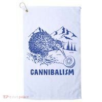 Kiwi Cannibal Cannibalism Golf Towel thumb 0