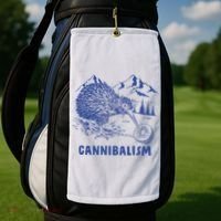 Kiwi Cannibal Cannibalism Golf Towel thumb 2