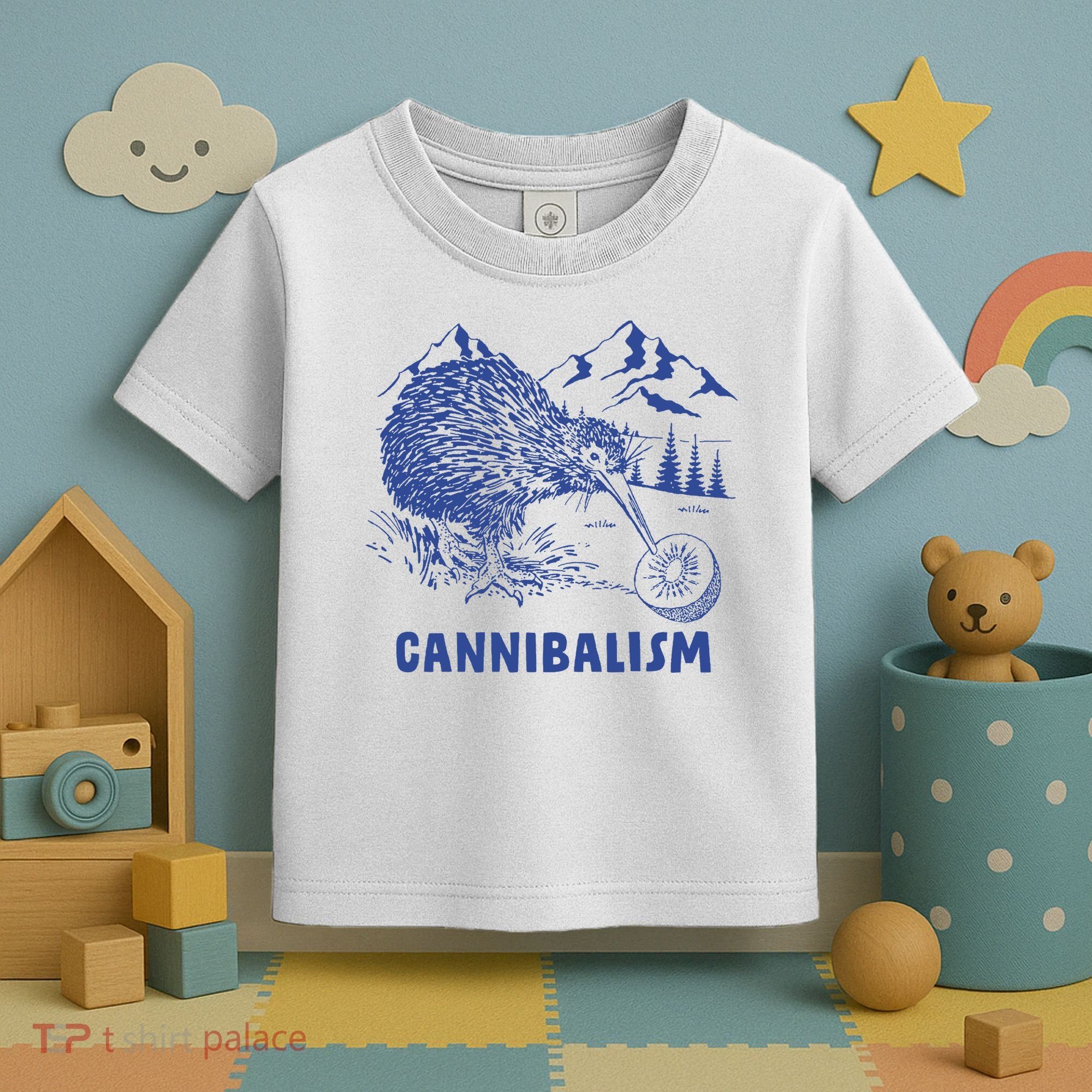 Kiwi Cannibal Cannibalism Toddler T-Shirt