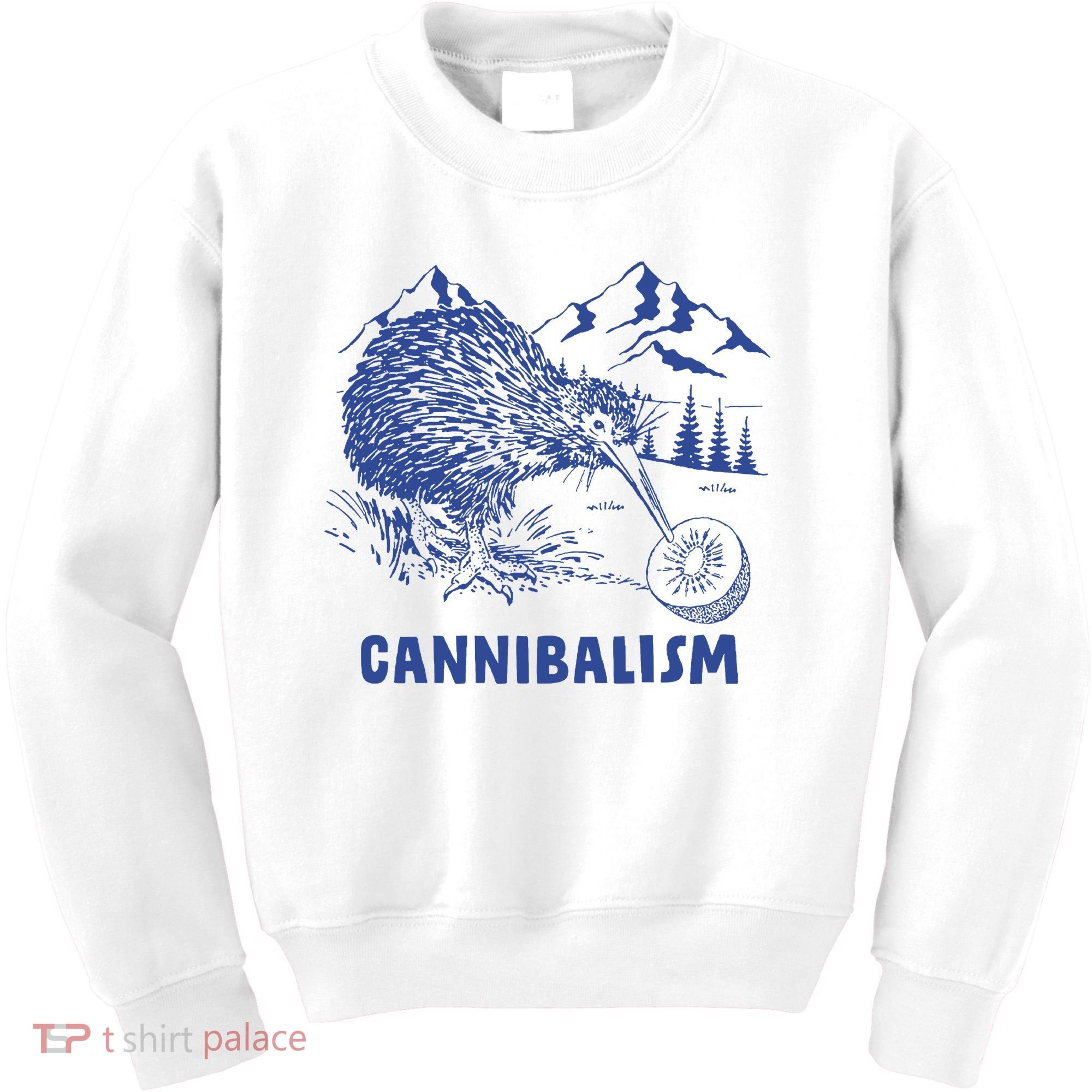 Kiwi Cannibal Cannibalism Kids Sweatshirt