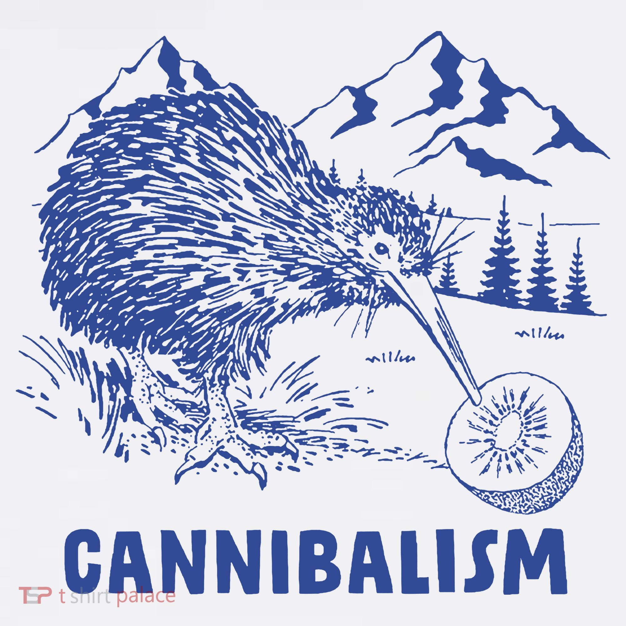 Kiwi Cannibal Cannibalism Kids Long Sleeve Shirt