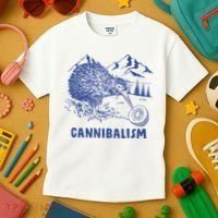 Kiwi Cannibal Cannibalism Kids T-Shirt thumb 3