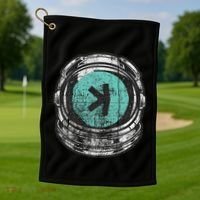 Kaspa Crypto Coin Bullrun 2024 Freedom Cryptocurrency Golf Towel thumb 1