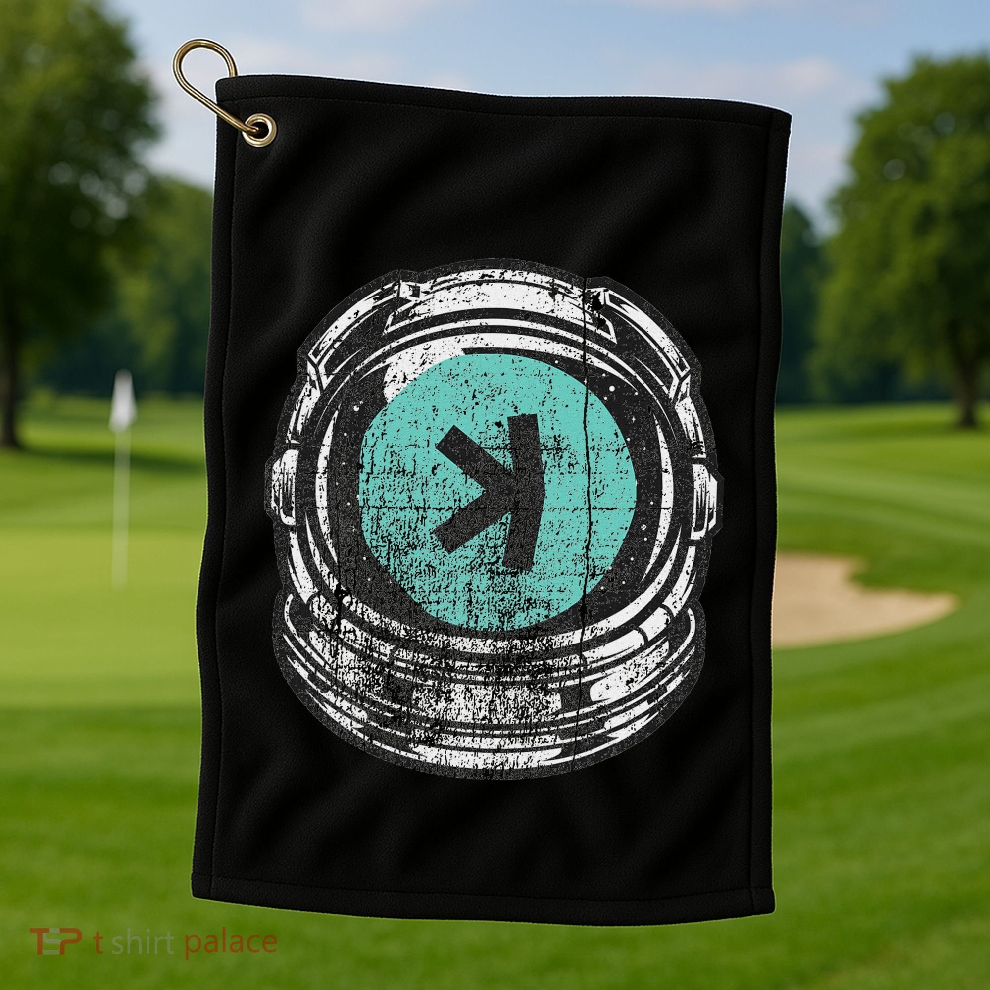 Kaspa Crypto Coin Bullrun 2024 Freedom Cryptocurrency Golf Towel