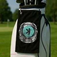 Kaspa Crypto Coin Bullrun 2024 Freedom Cryptocurrency Golf Towel thumb 2