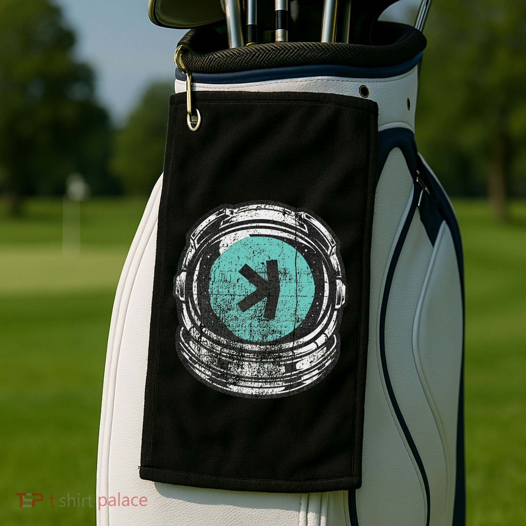 Kaspa Crypto Coin Bullrun 2024 Freedom Cryptocurrency Golf Towel