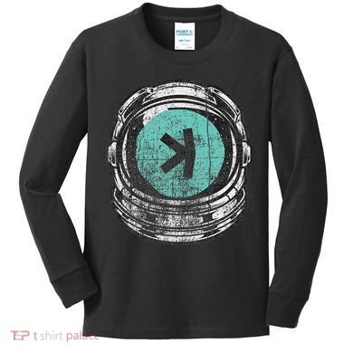 Kaspa Crypto Coin Bullrun 2024 Freedom Cryptocurrency Kids Long Sleeve Shirt