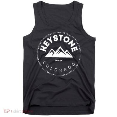 Keystone Colorado CO Mountain Town Funny Gift Elevated CO Skiing Gift Tank Top